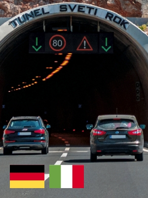 DE/ITA - Safe driving through tunnels